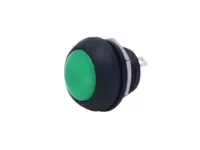 Nút nhấn reset 12mm - xanh lá